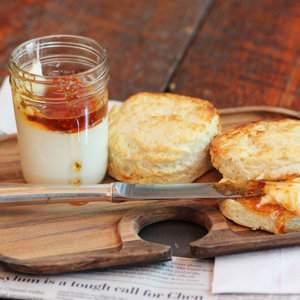Proper Southern Biscuits with Pepper Jelly & Cream Cheese