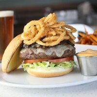 Free Burger For Dad at The Counter