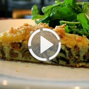 Frittata w/ 'Shrooms, Manchego & Toasted Breadcrumbs