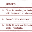 Marital Rating Chart