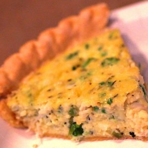 Crab, Asparagus & Gruyere Quiche